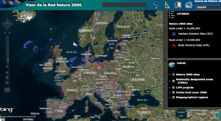 El Visor De La Red Natura De La Union Europa Mercados De Medio Ambiente